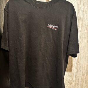 Balenciaga Black Short Sleeve Tee